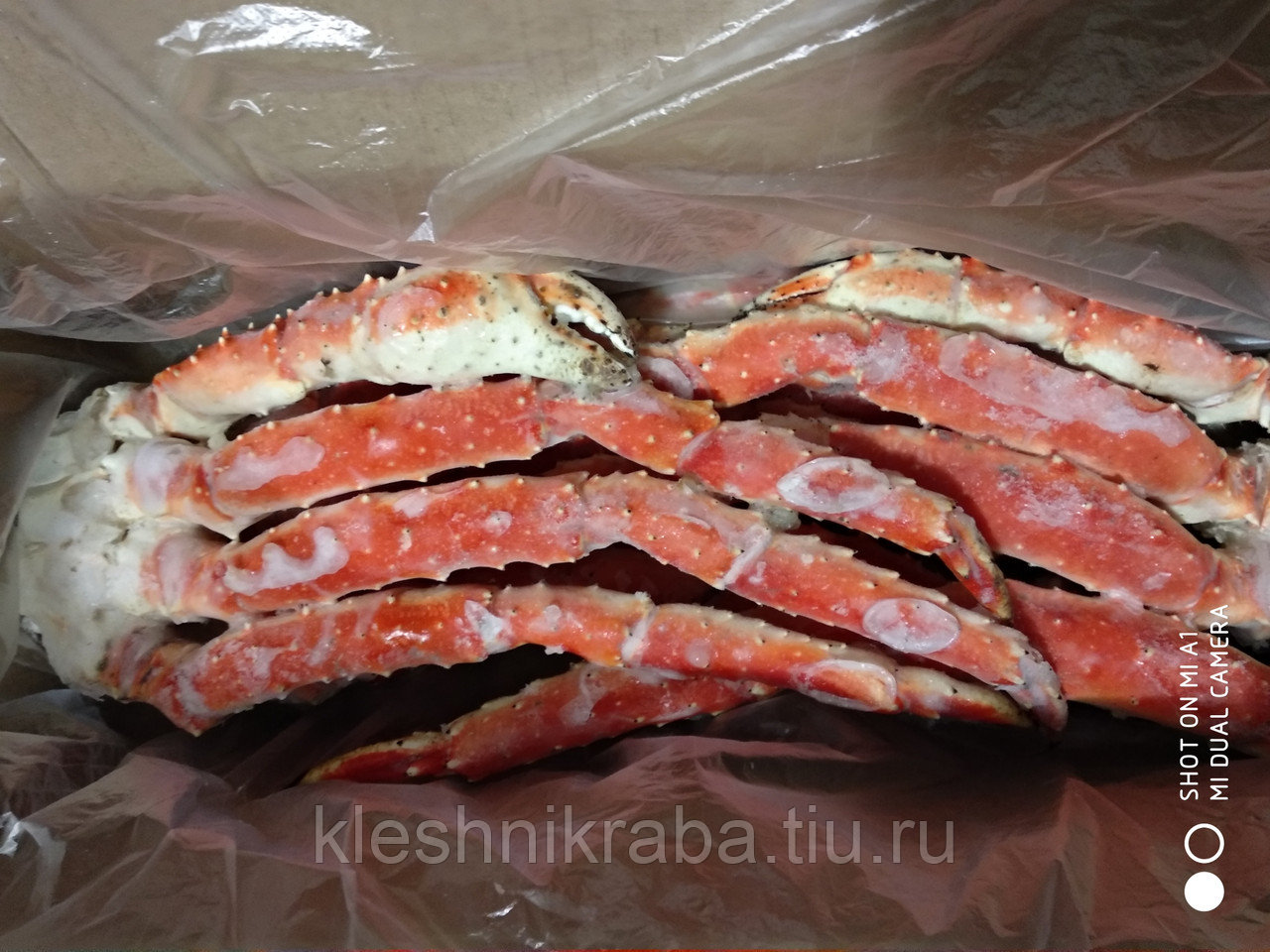 Варено-мороженные конечности камчатского краба 3L (1000гр-1200гр ...